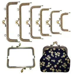 Bag Hardware Purse Frame Kiss Clasp Mini Vintage Metal Bag Kiss Clasp Lock Bag Clasps DIY Craft