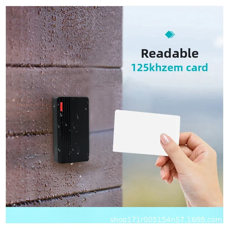 IP68 Waterproof 125Khz 13.56Khz RFID Proximity Card Wiegand26 Output Reader Access Control Reader