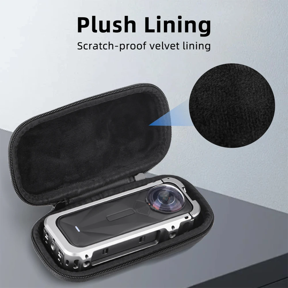 حقيبة حمل ذات غلاف صلب حقيبة تخزين حافظة واقية لملحقات كاميرا Insta360 X5