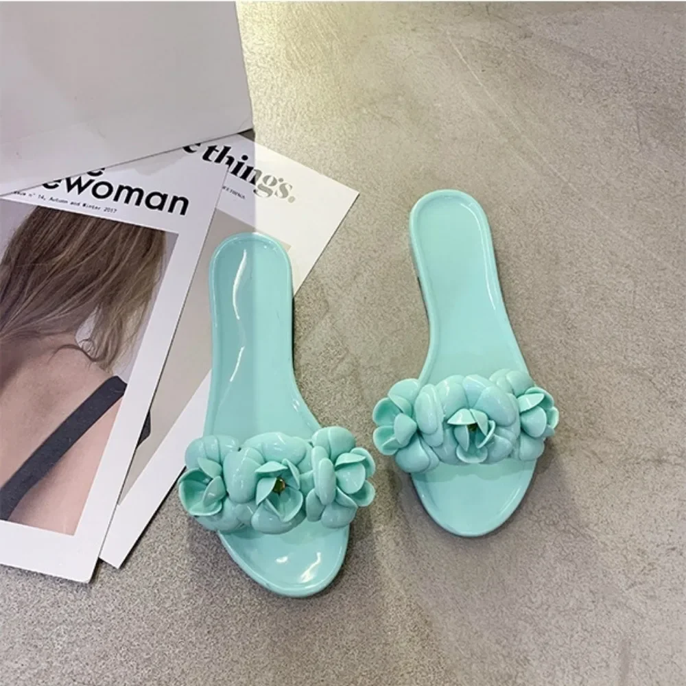 Women Slippers Summer Outside Flat Bottom Slippers Jelly Sandals Women New Beach Women\'s Shoes Sandalias De Mujeres En Oferta