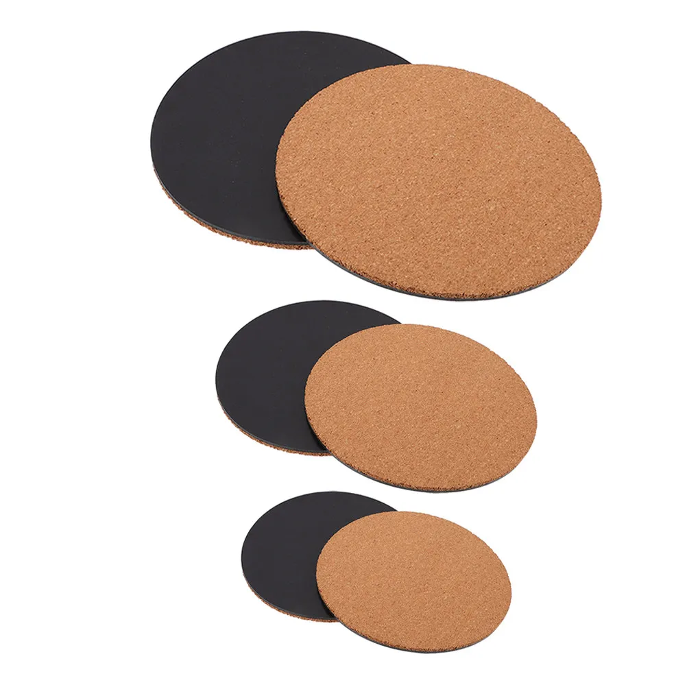 

6Pcs Round Cork Mats for Flower Pots Heat Resistant Coasters Nonslip Cork Pads Protective Plant Pot Bases Indoor Outdoor