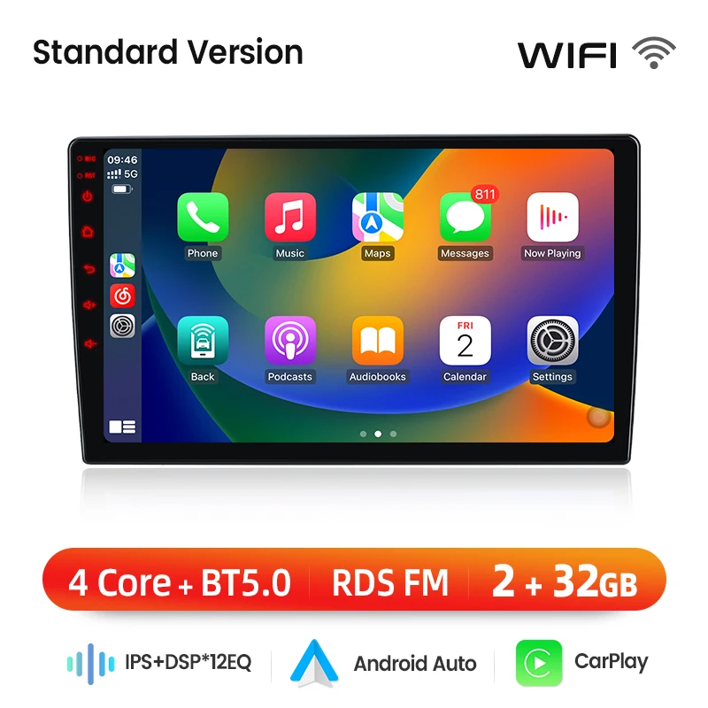Draadloze CarPlay voor Apple Android Auto Radio GPS voor Nissan NV200 2009 2010 2011-2016 Multimedia RDS 4G WIFI 360 Camera
