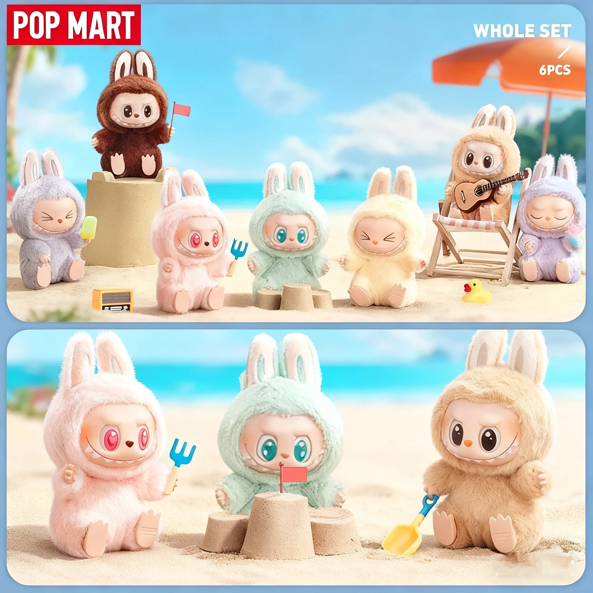 

Мультяшные коллекционные игрушки Have a Seat Series Surprise загадочная слепая коробка от куклы popmart Labubu, милая фигурка в форме монстра, игрушка в подарок