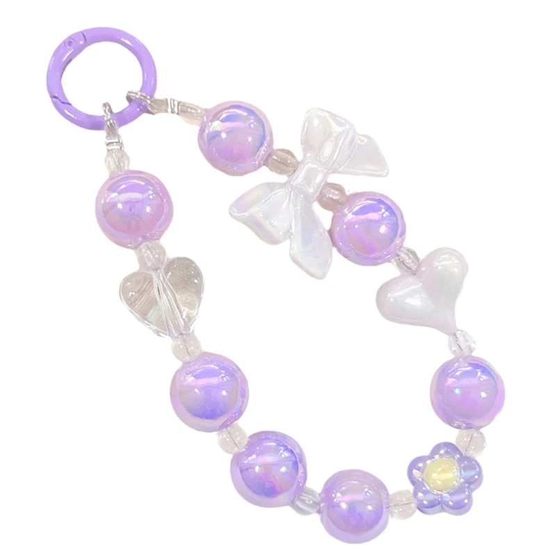 أنيقة حبة الهاتف الحبل الأزياء سحر الهاتف حزام متعددة الاستخدام ملحق لسلسلة المفاتيح الهاتف الذكي الديكور الاستخدام اليومي