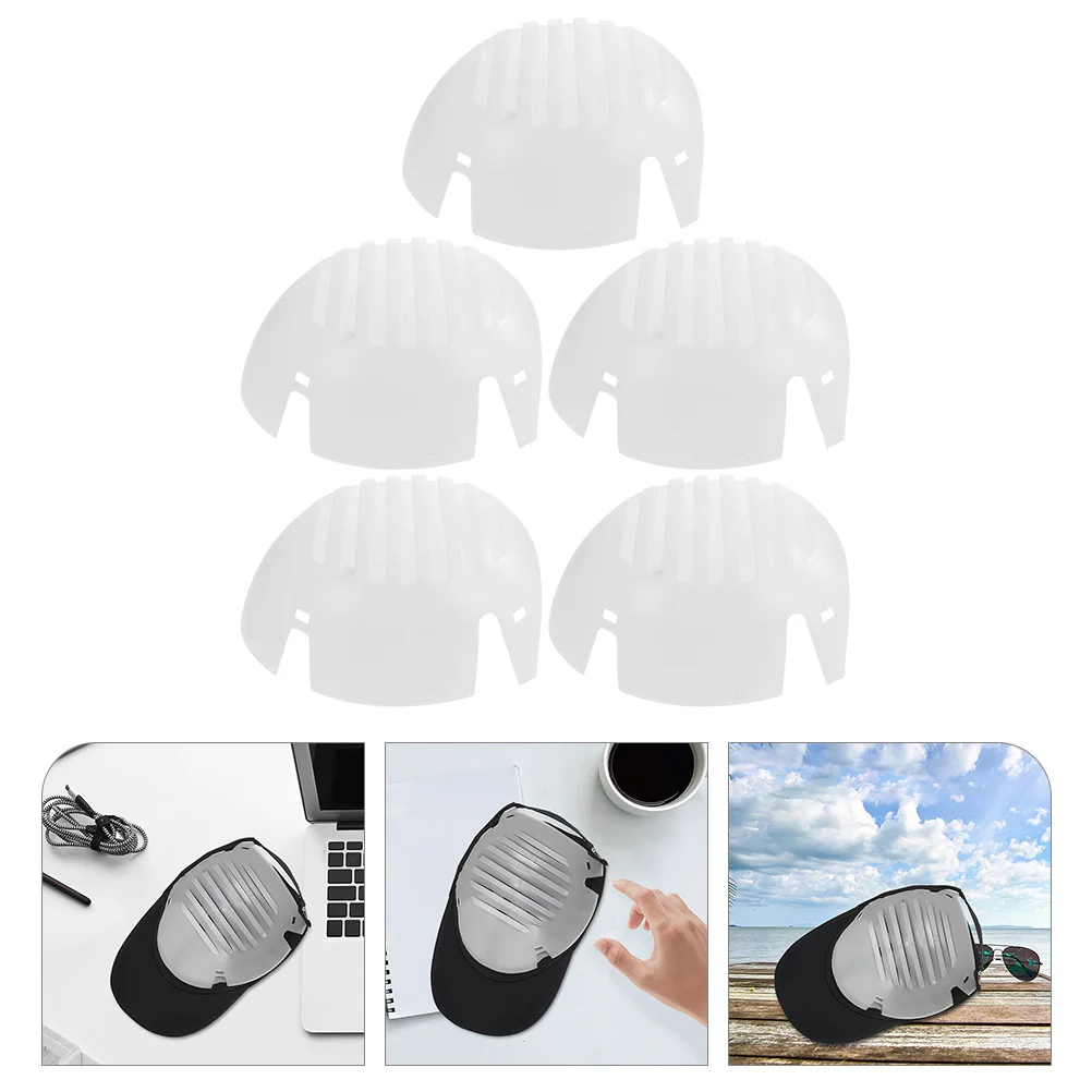 

5 Pcs Baseball Cap Anti-collision Shell Work Hard Hats Insert Pe Safety Liners Bump