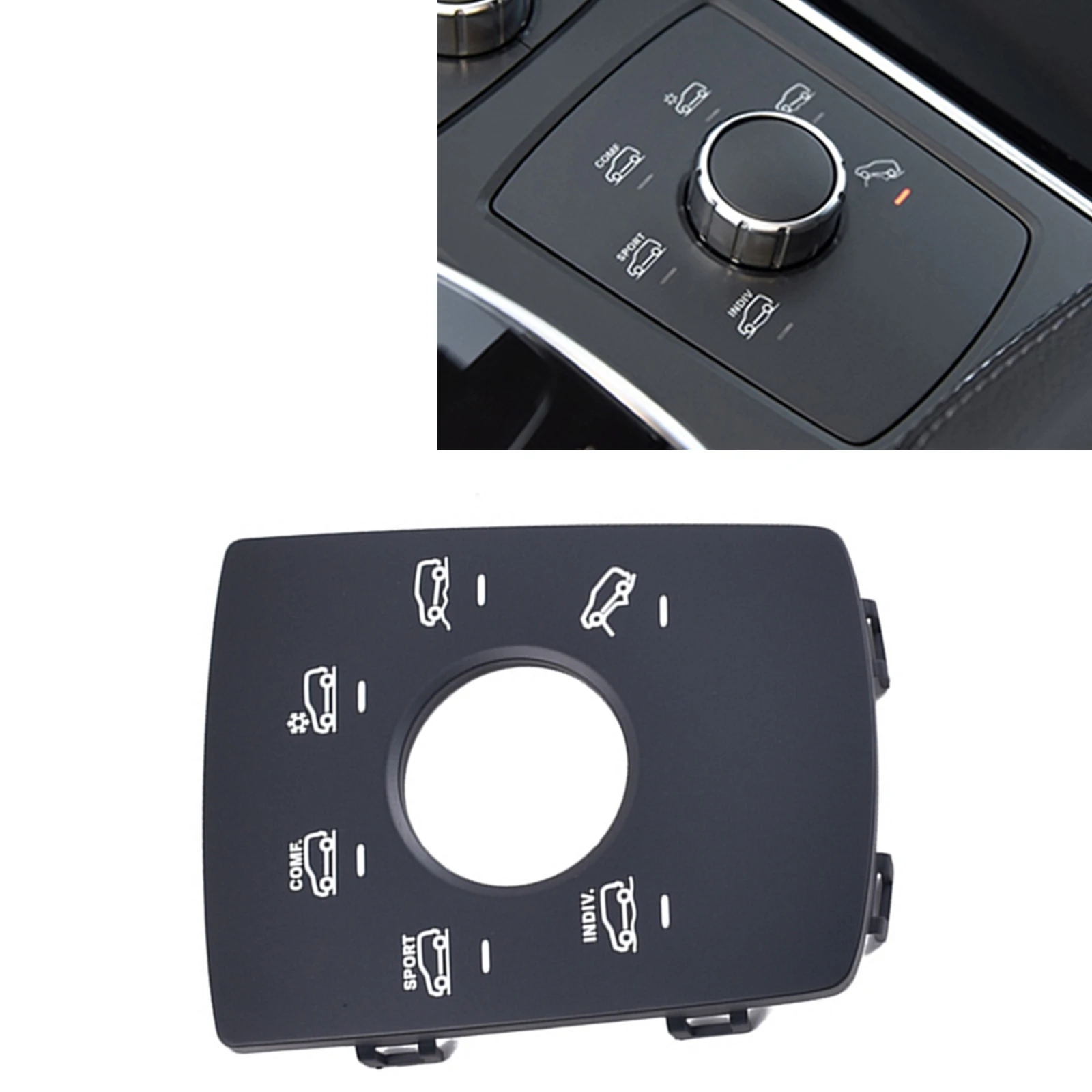 

For Mercedes-Benz ML GL GLS W166/W292 GLE W166/W292 Multimedia Console Suspension Control Block Sport Mode Switch Panel Button