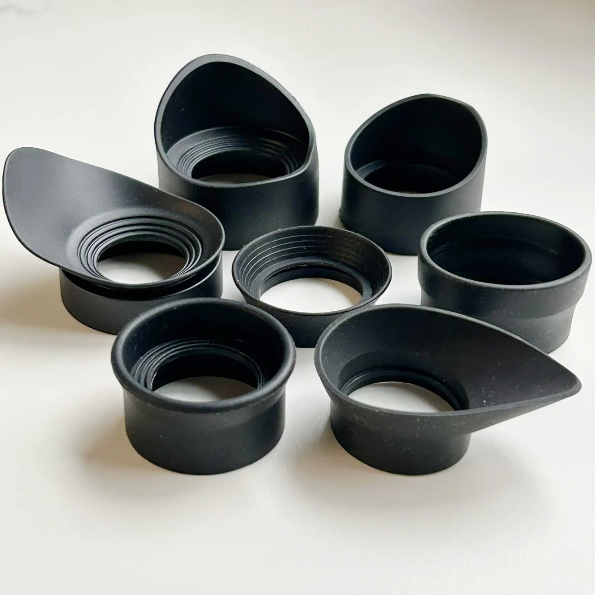 10 PCS 27-48mm Microscope Eyepiece Rubber Eye Shields Eye Guards Telescope Night Vision Scope Eyepiece Eye Cups
