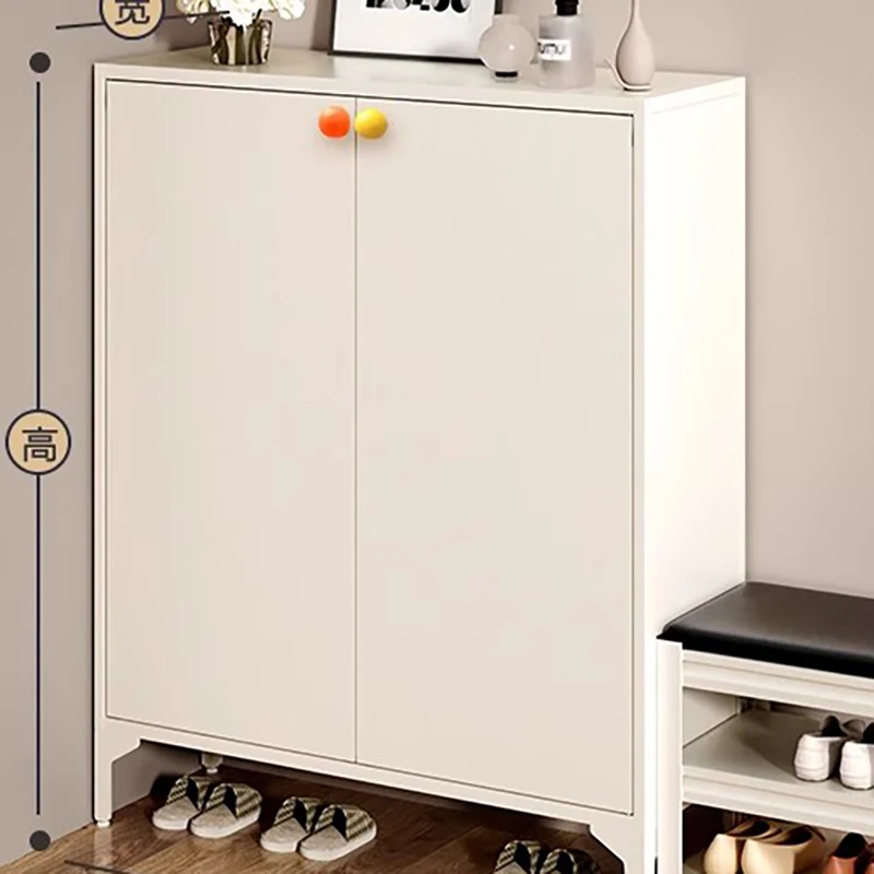 رف خزانة أحذية عمودي مريح، خزانة أحذية خشبية ذات سعة كبيرة، منظم أثاث تخزين المدخل Zapatero Mueble