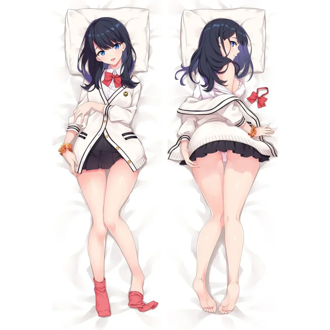 Takarada Rikka Pillow Case Anime Dakimakura Waifu Otaku Hugging Body SSSS GRIDMAN Pillowcase Cosplay Girl Customize DIY Cover