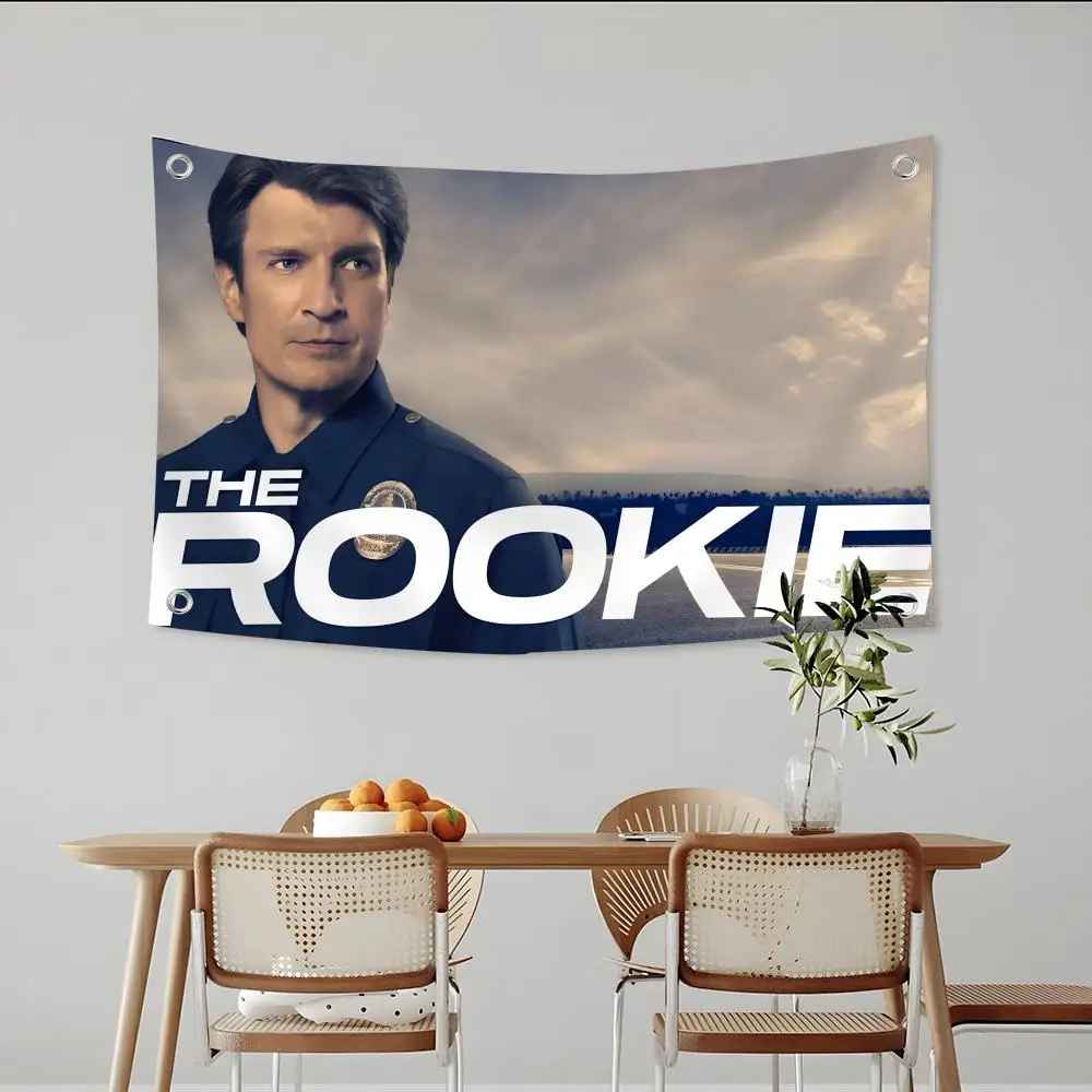 Action tv The Rookie Flags  Camping Outdoor Garden room Decor  Wall Art Family Gifts