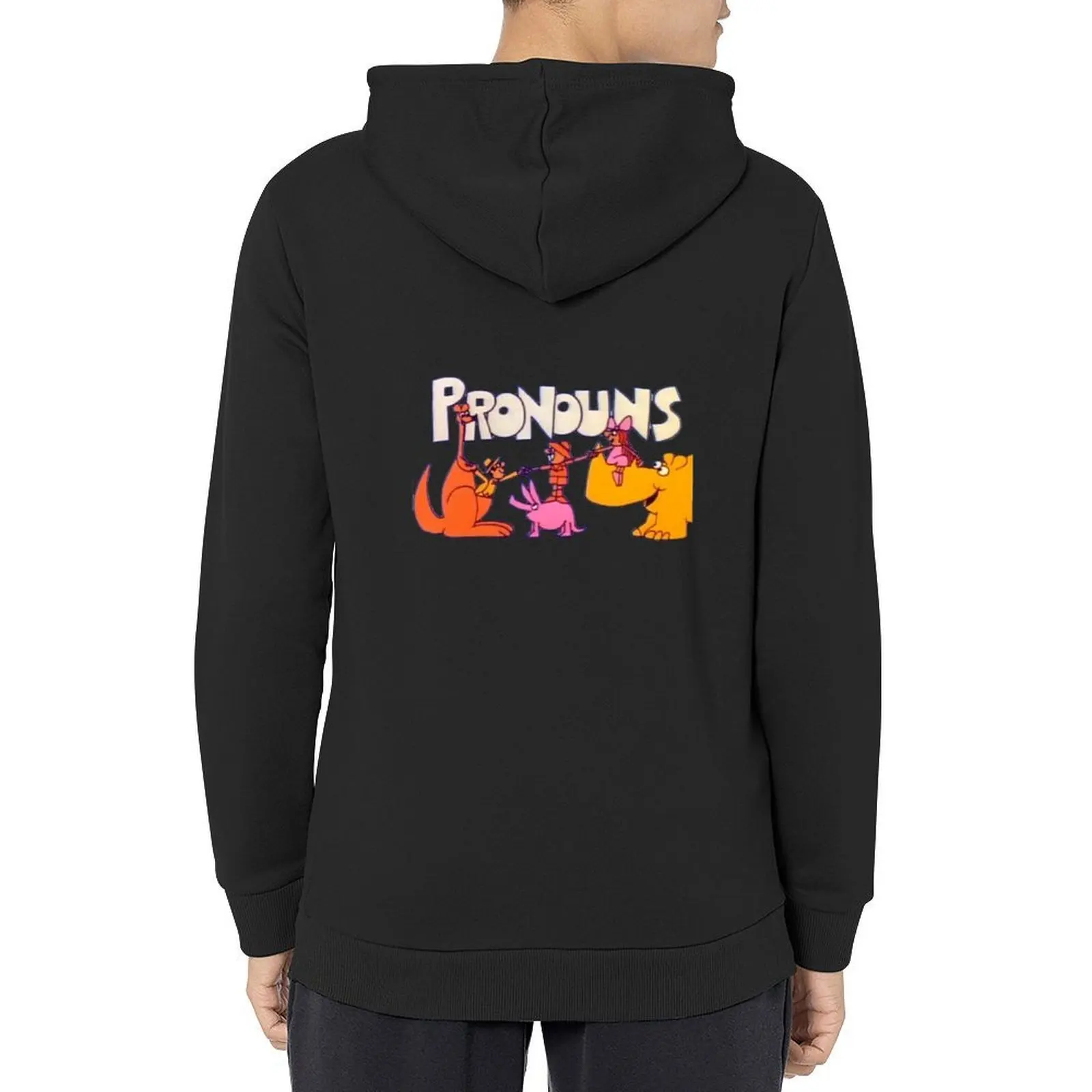 

Pronouns (Ally / School House Rock) Hoodie aesthetic clothing japanese style men wear anime clothing hoodie oversize