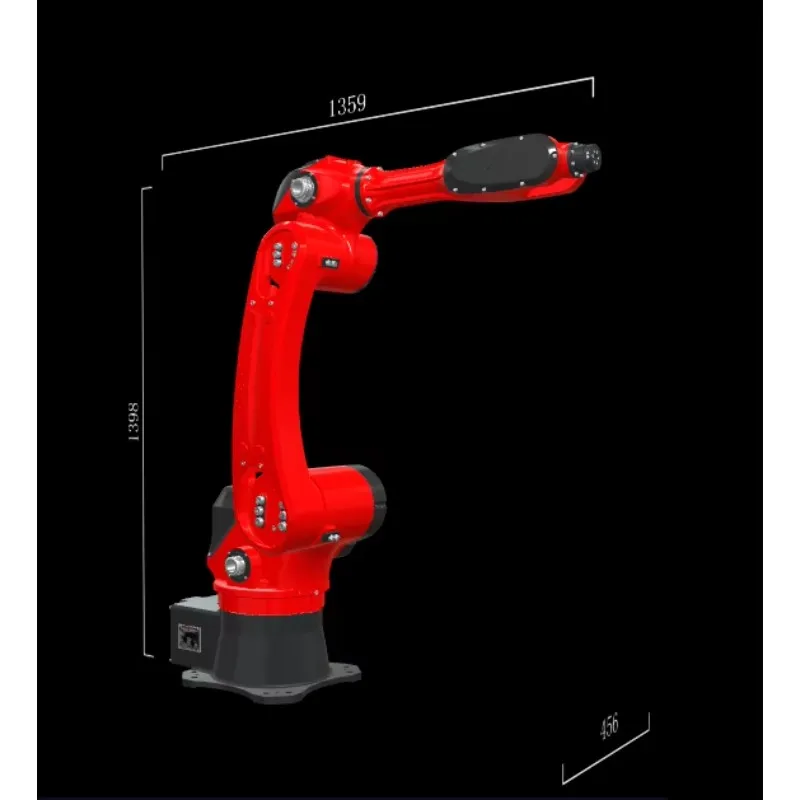 New Industrial Robot Arm with Grinding Tool for Robotic Panel Polishing Weld Seams Deburring Blade Finishing Edge Trimming