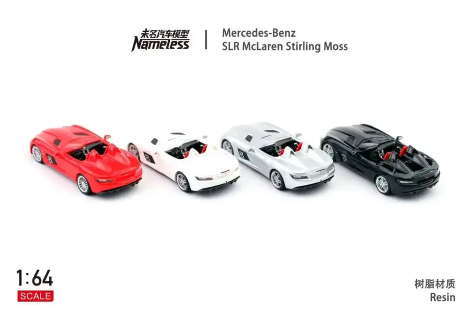 nameless 1/64　メルセデス SLR マクラーレン スターリングモス Nameless 1:64 Mercedes-Benz SLR McLaren Stirling Moss Resin Static