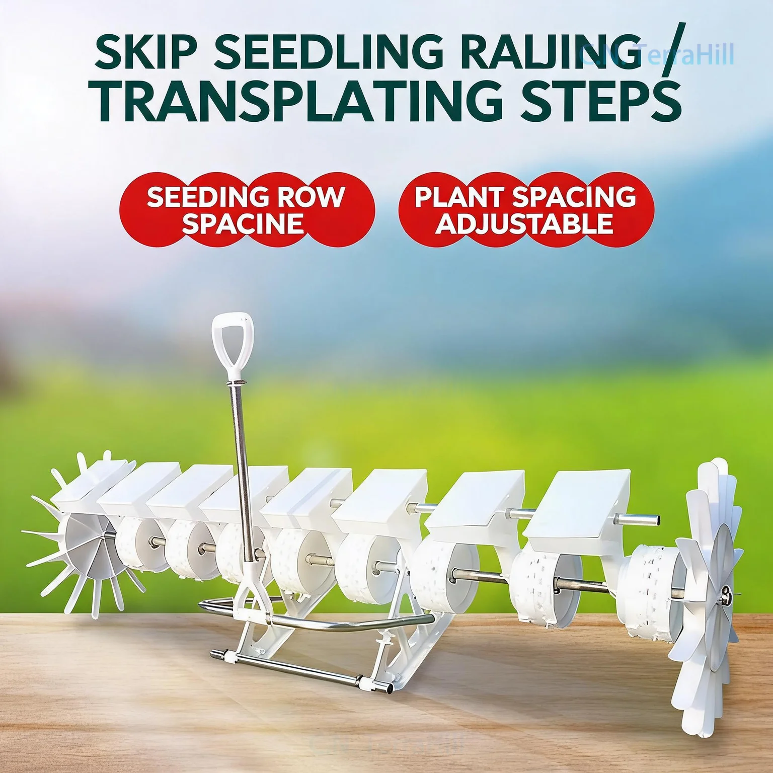 High Precision Rice Transplanter Machine Multi-Function Seeder with Adjustable Grain Count for Paddy Field Direct Seeding