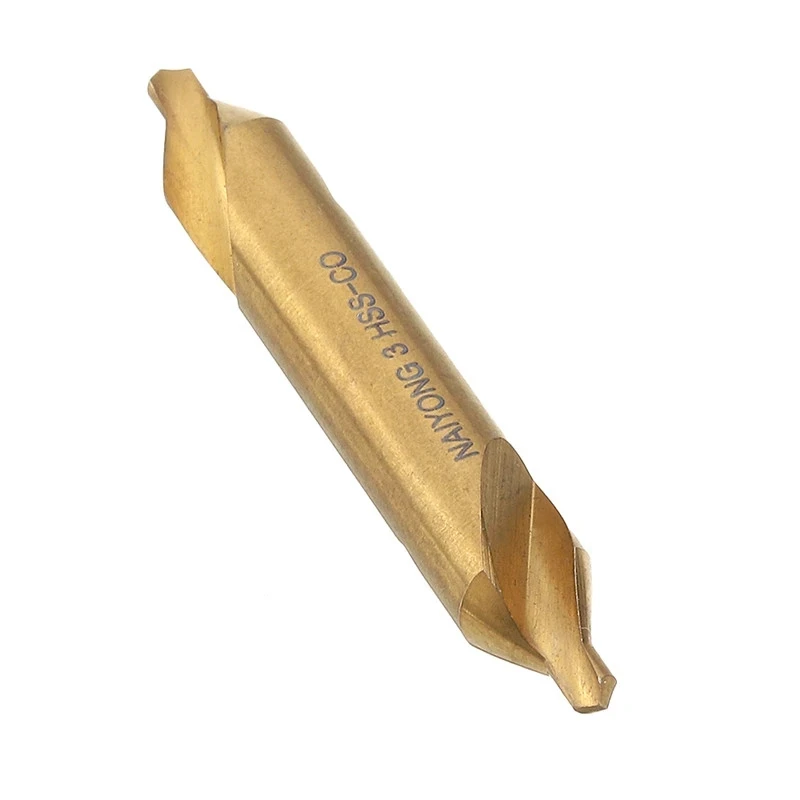 HSS M35 Cobalt Center Drill Bit 1/1.5/2/2.5/3/5/6mm standard 60 Degree Angle Countersink Drill Bit with a double end