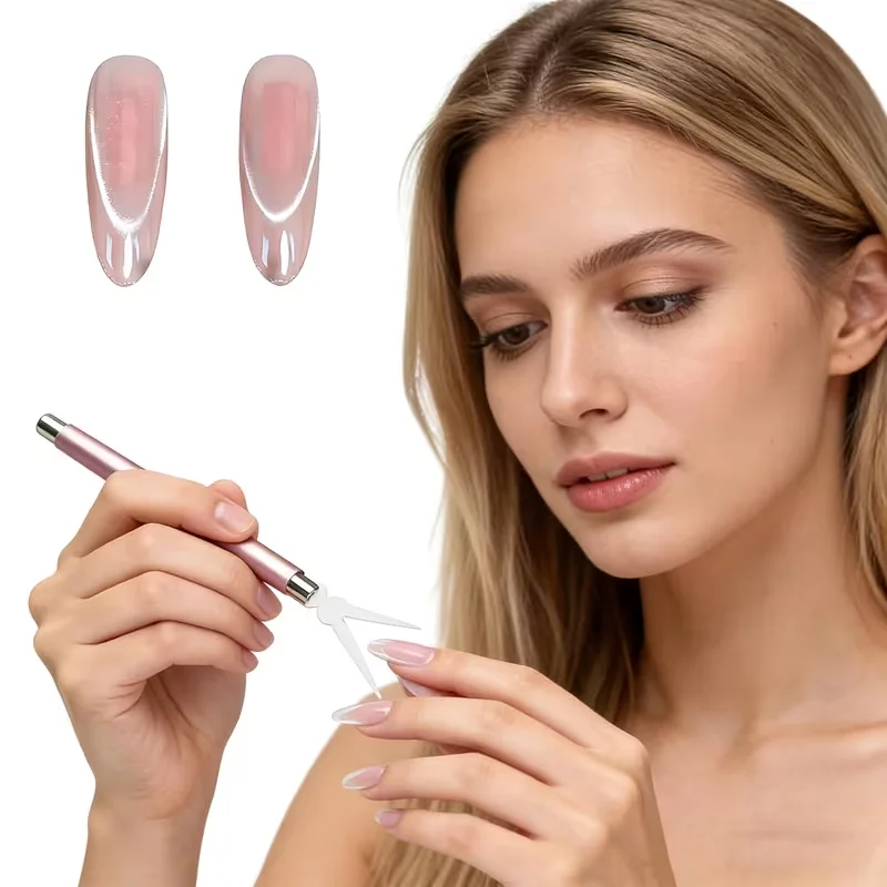 4-teiliges Katzenaugen-Magnet-Set für Nagel-Katzenaugen-Gel-Nagellack, Magnet-Werkzeuge für Nagelstudios (Multifunktional) – Detail 8