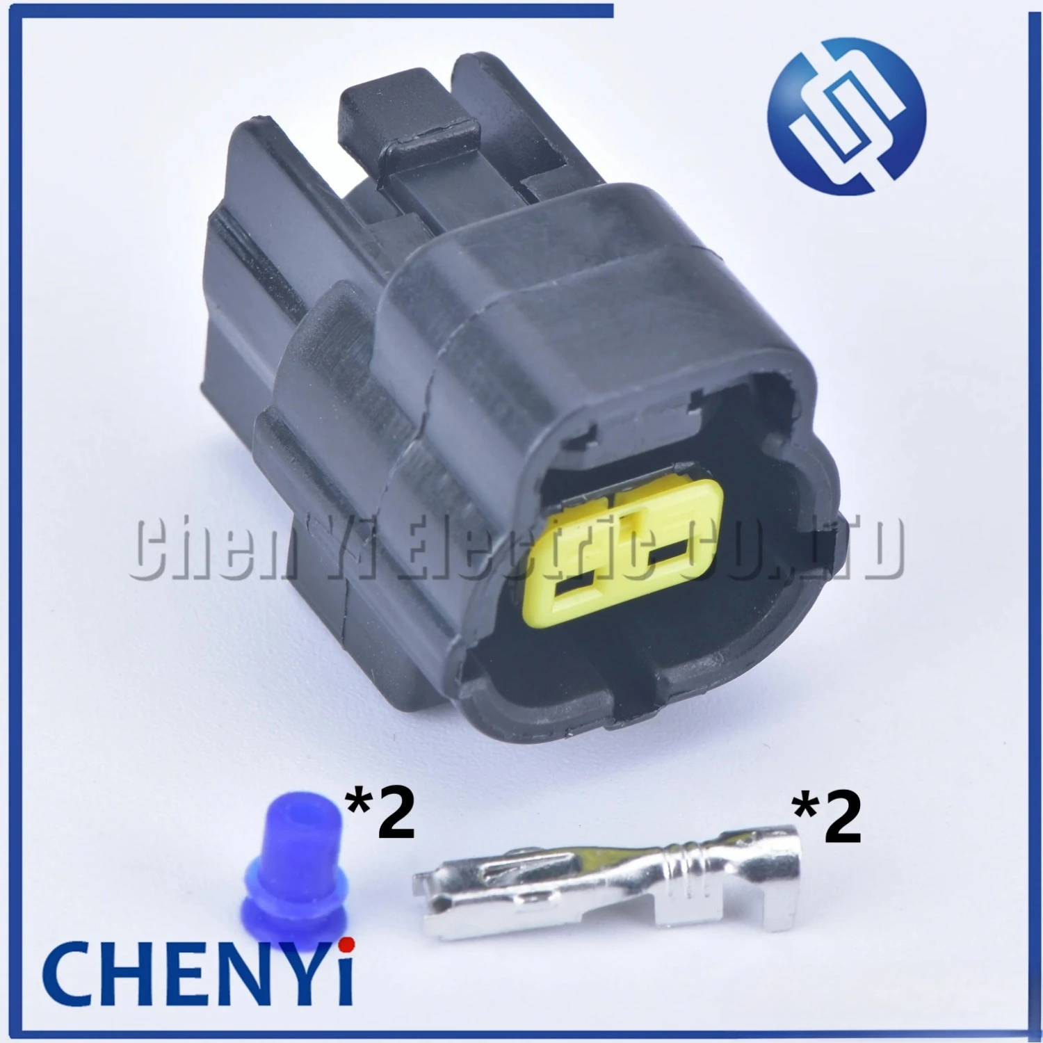 5 sets 2 pin way male or female waterproof wire connector auto electrical plug conector 174354-2 174352-2