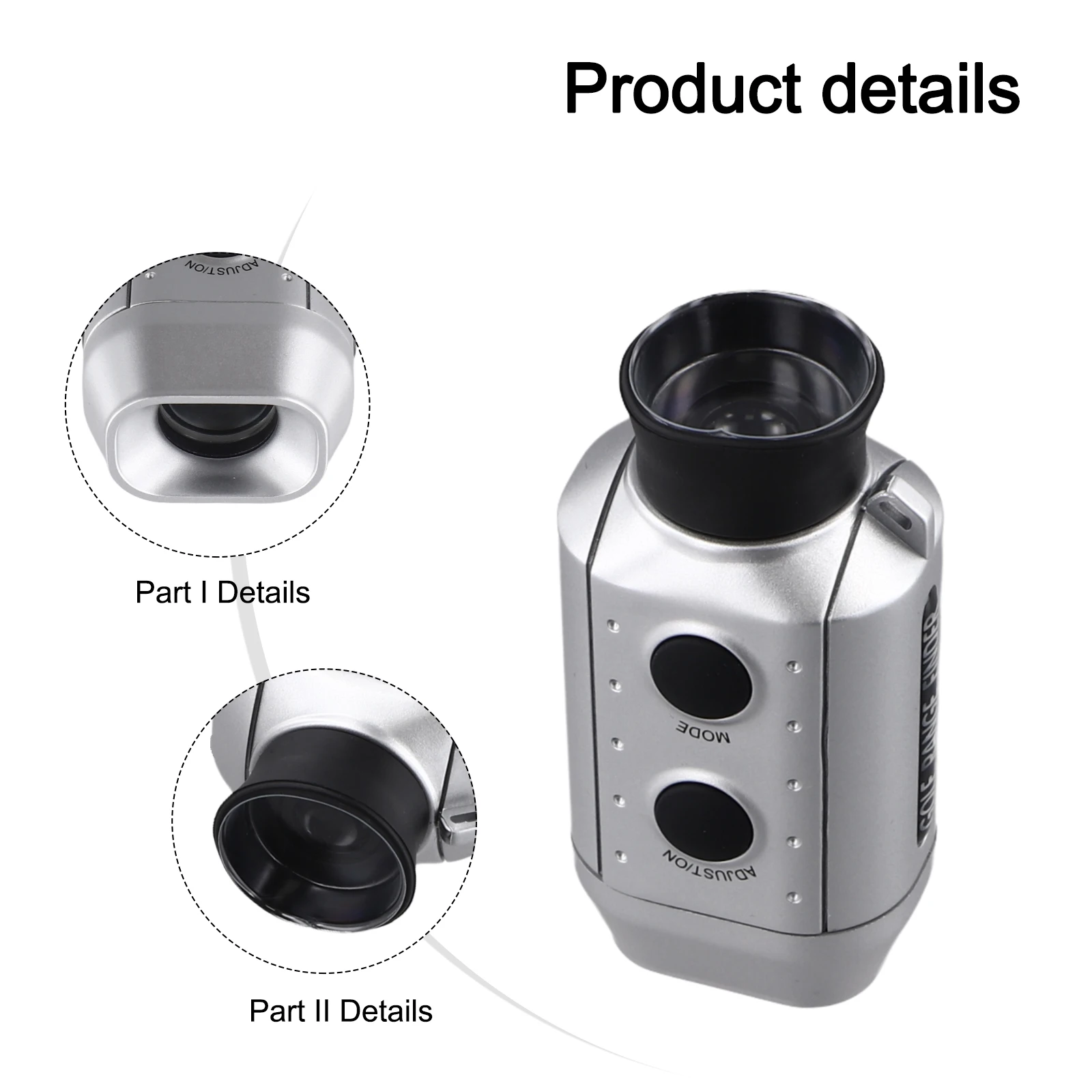 

Дальномер для гольфа, цифровой измерительный прибор из АБС-пластика, дальномер, безопасный, два режима, прост в использовании