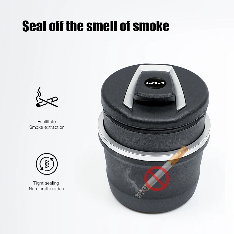 المحمولة مصباح ليد منفضة سجائر السيارة انفصال السجائر الرماد كوب لكيا EV6 ستينغر ريو سورينتو بيكانتو Ceed Borrego Syros K4 K5 K8