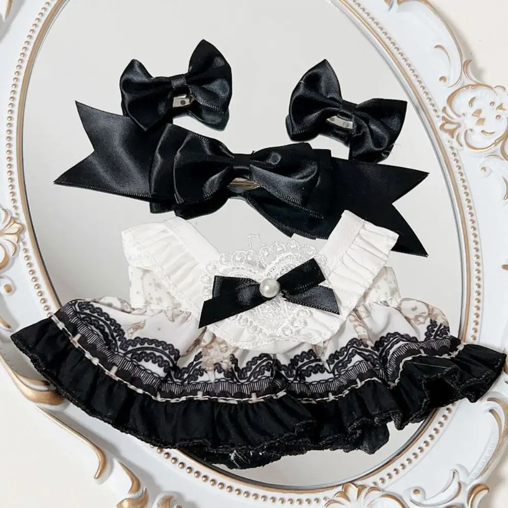 فستان الزفاف 20 سنتيمتر ملابس دمى القطن محشوة القطن دمية إكسسوارات دمي المعبود الدمى الأبيض الشاش تنورة دعوى أغطية الرأس #4