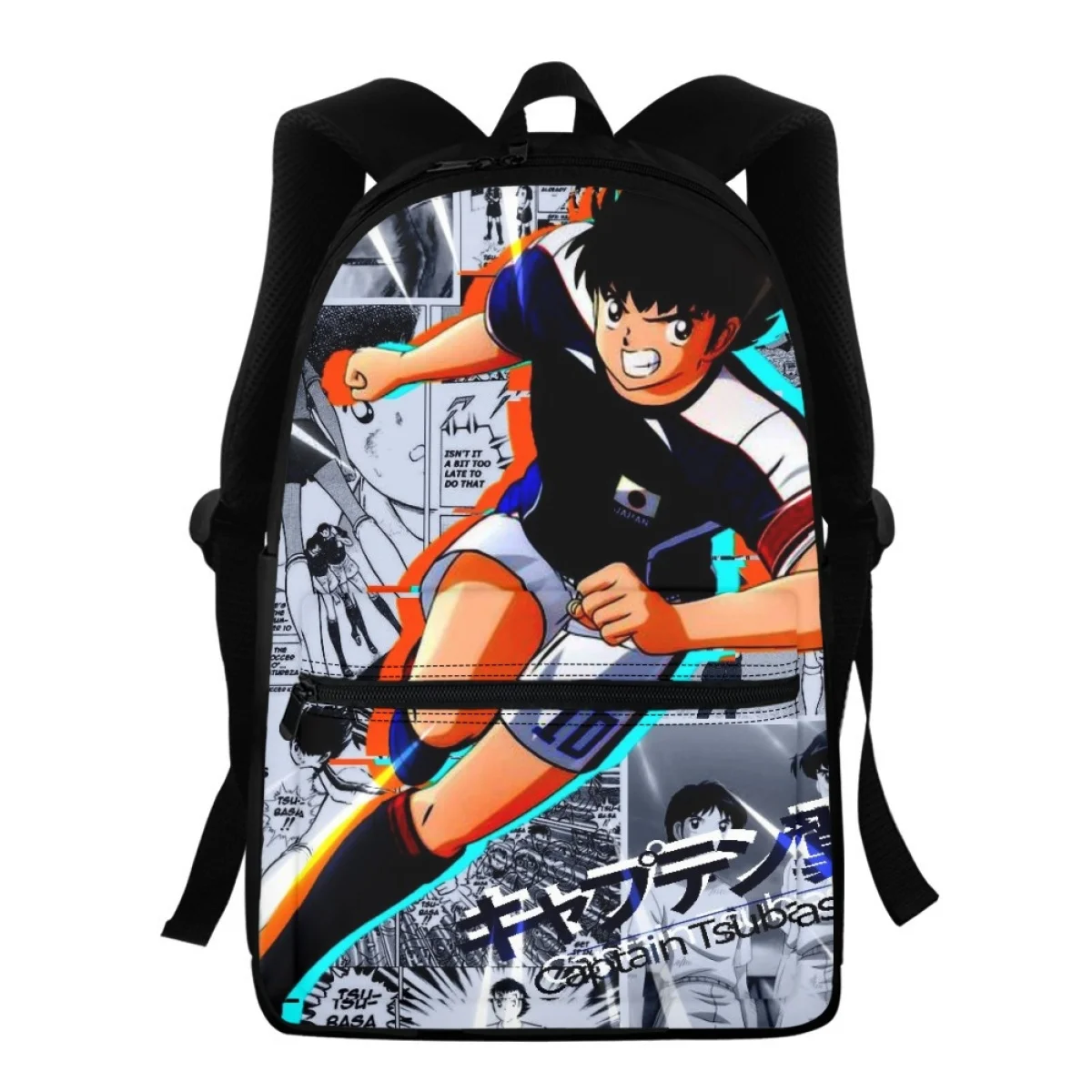 FORUDESIGNS School Backpacks Student Captain Tsubasa Designs Schoolbags Lightweight Handy for Class Bookbags Organize Textbooks