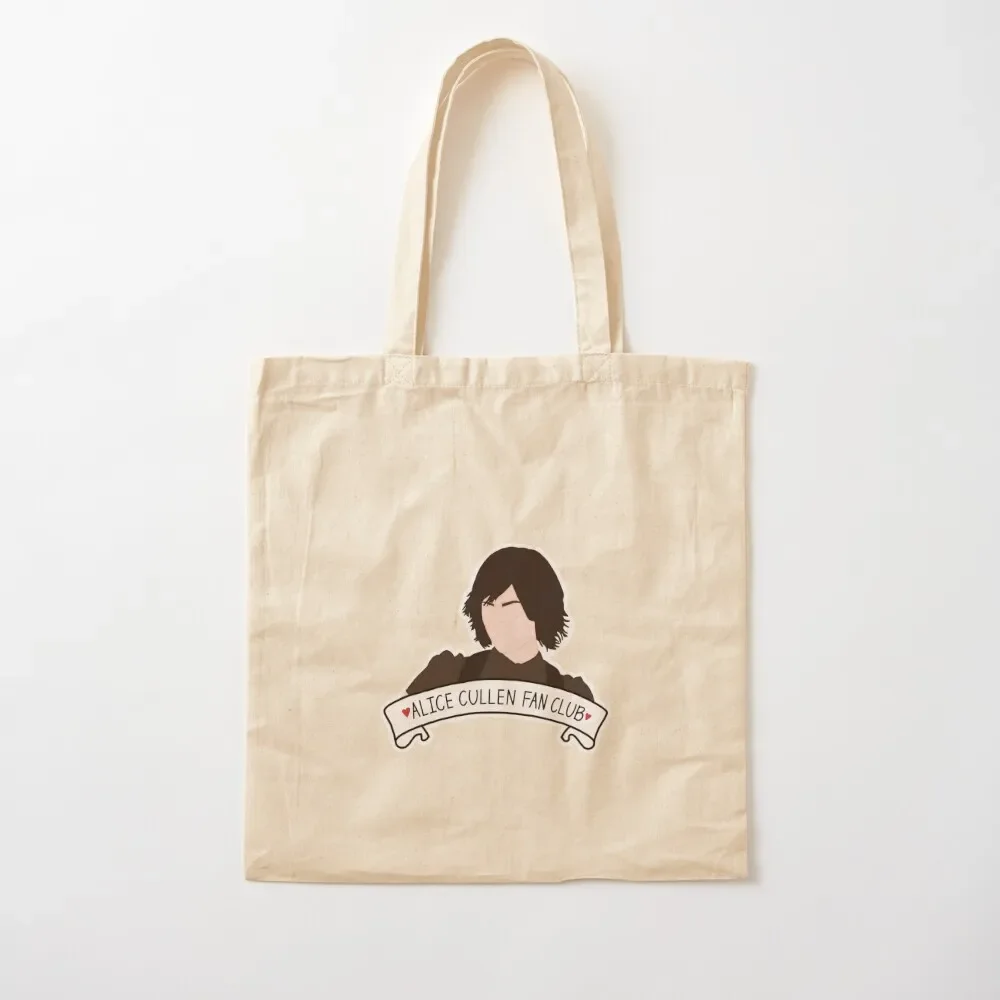 

Alice Cullen Fan Club Tote Bag tote bags aesthetic shopper women canvas bags cloth bags luxury women