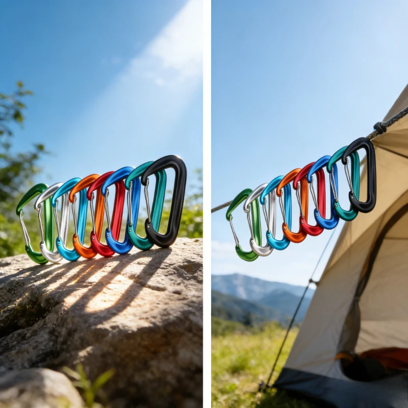 Aluminum Alloy Carabiner 12KN  - Carabiners Aluminum 12Kn Heavy Duty recension och pris