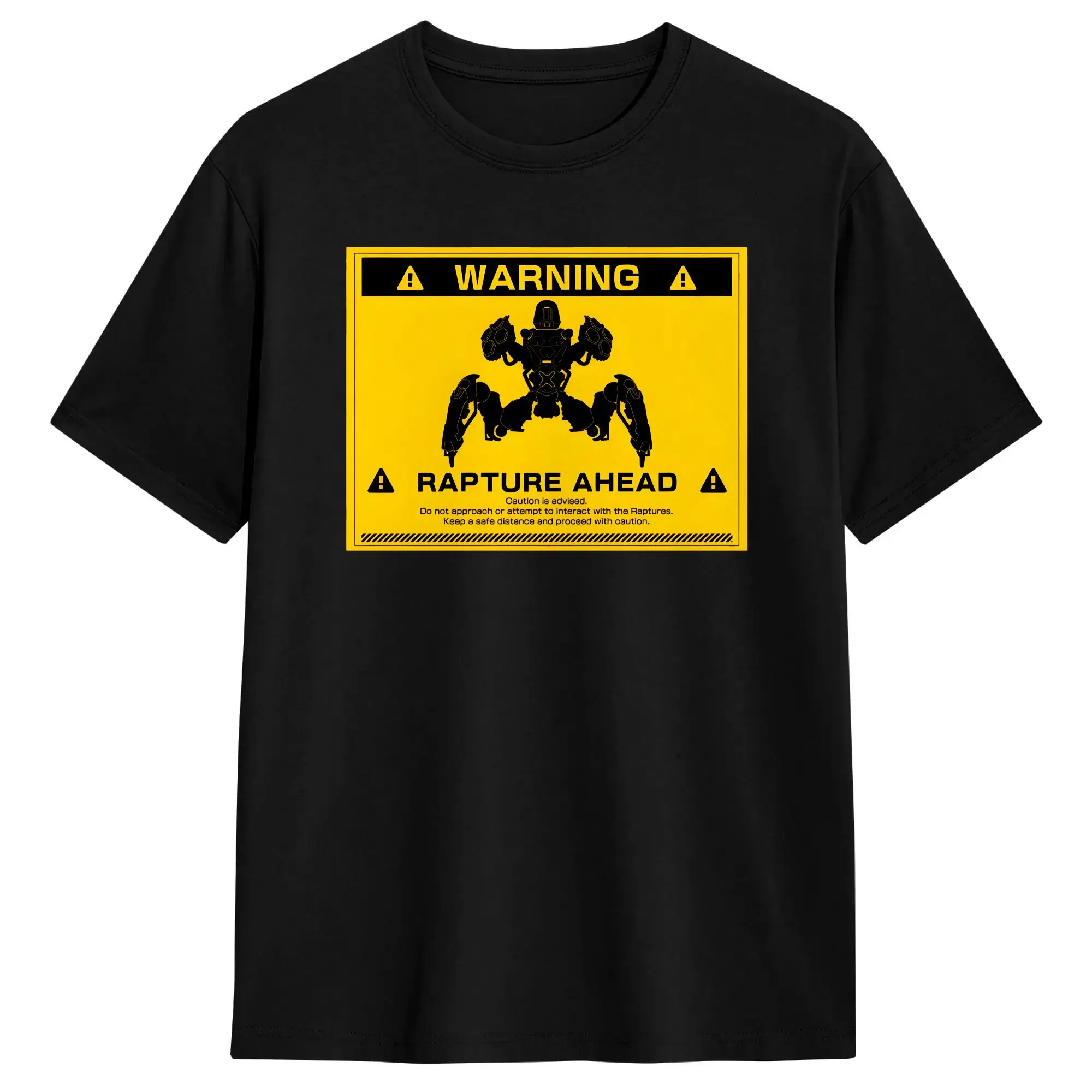 T-shirt pour hommes NIKKE Rapture Warning, t-shirts de loisirs d'été, hauts classiques en coton, grande taille