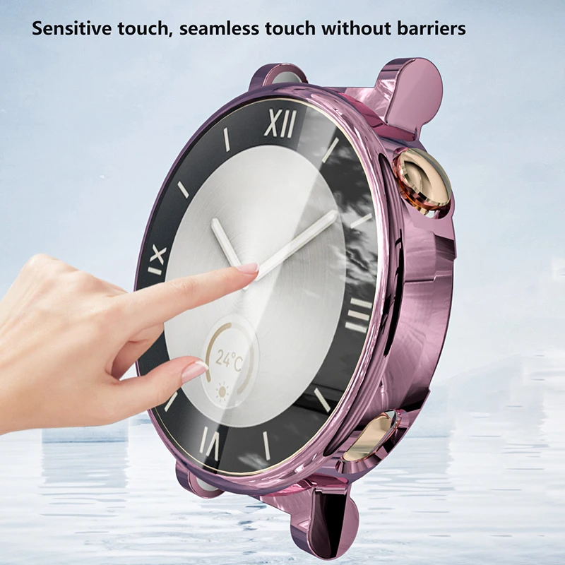 Protective Case For Huawei Watch GT4 41mm 46mm Screen Protector Shell All-Inclusive Watch Case For Huawei Watch GT4 Plated Cover