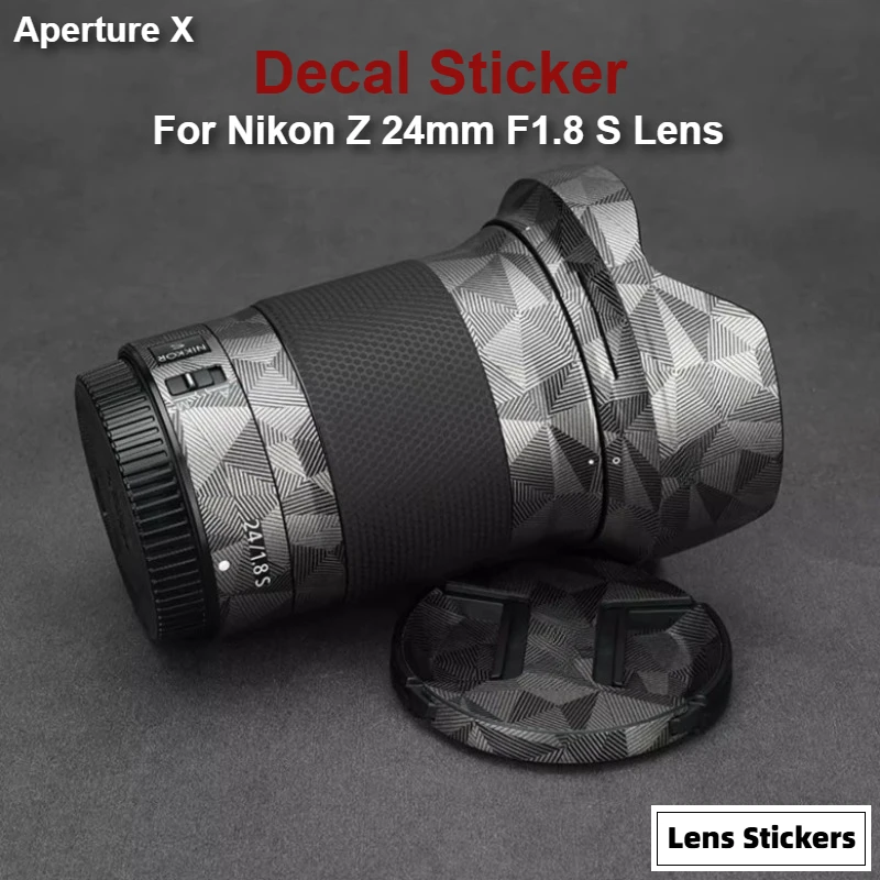 Защитная пленка-наклейка для объектива Nikon Z 24mm F1.8 S, антицарапийное покрытие, защита корпуса камеры, накладка на кожу камеры Z24MM F/1.8 F1.8S