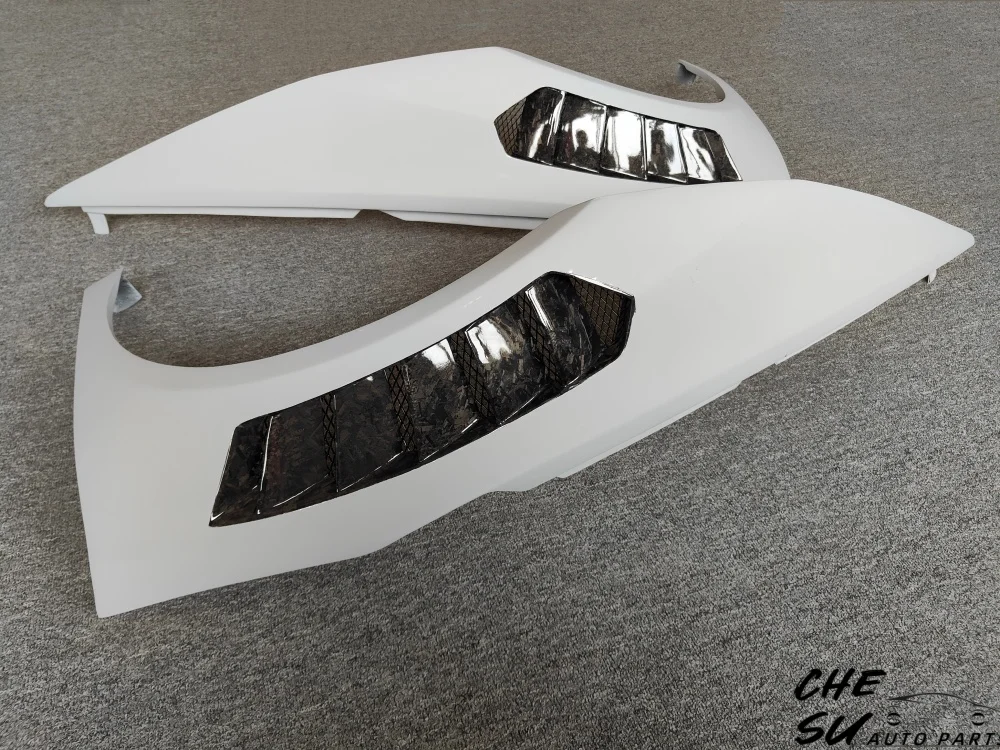 For Resin Primer+forged Carbon Fiber Fender Body Kit for Lamborghini Huracan LP580 LP610 Upgrade, New Style Car Upgrade Kit
