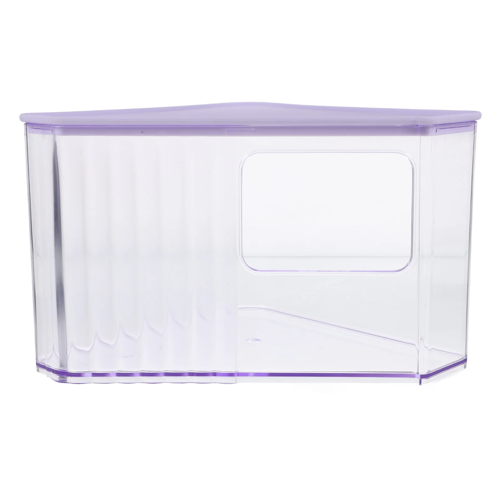 

Hamster Sand Bath Container Transparent ABS Multifunctional Bathroom Litter Box for Small Pets Chinchilla Guinea Pig Rabbit Rat