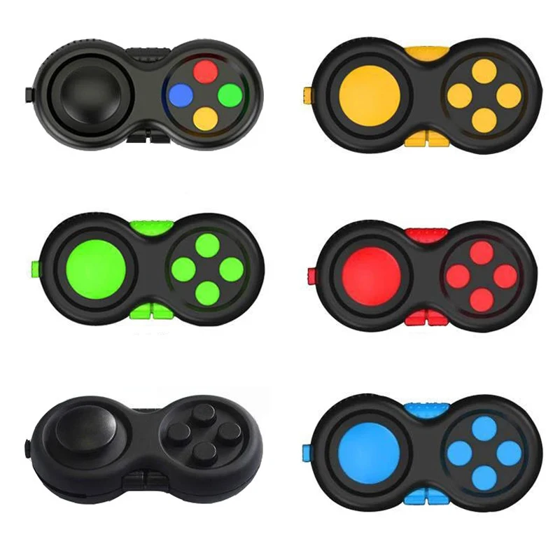 3PCS Fidget Speelgoed Controller Pad Cube Stress Relief Voor Volwassenen Kinderen Zintuiglijke Speelgoed Voor Autisme Juguete De Descom dzi Antiestrés