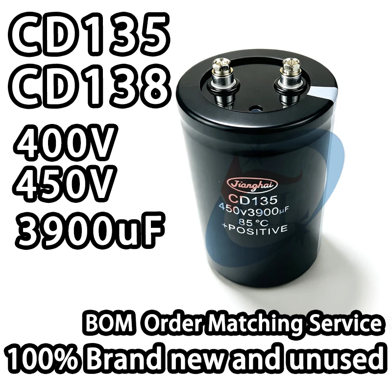 [limited-time-offer]-cd135-cd138-400v3900uf-450v3900uf-±20-85℃-bolt-aluminum-electrolytic-capacitor
