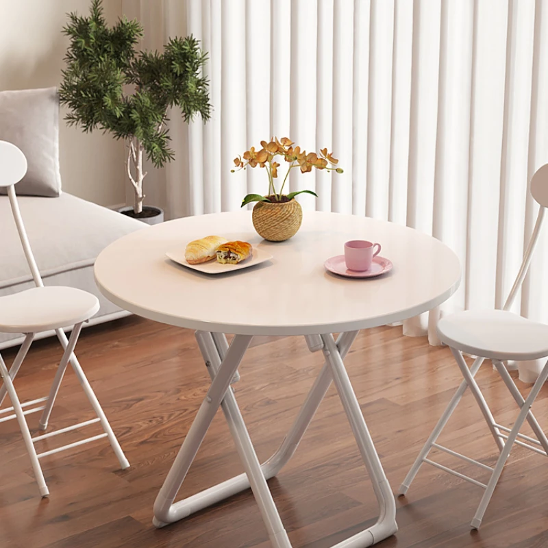 

Small table folding household small family simple table folding table