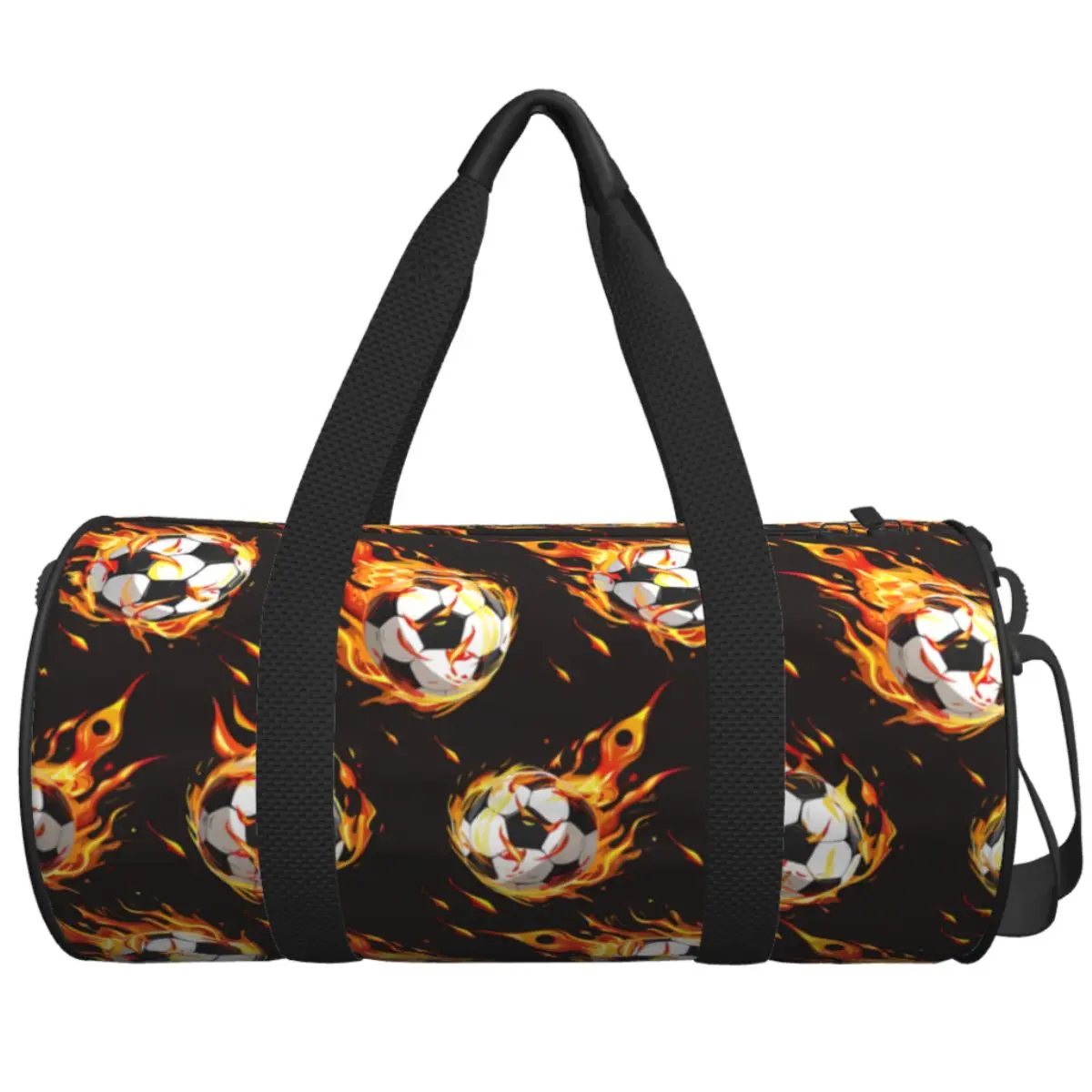 Football Soccer Balls Volleyball Sports Bags Travel Training Gym Bag with Shoes Retro Handbags Couple Waterproof Fitness Bag