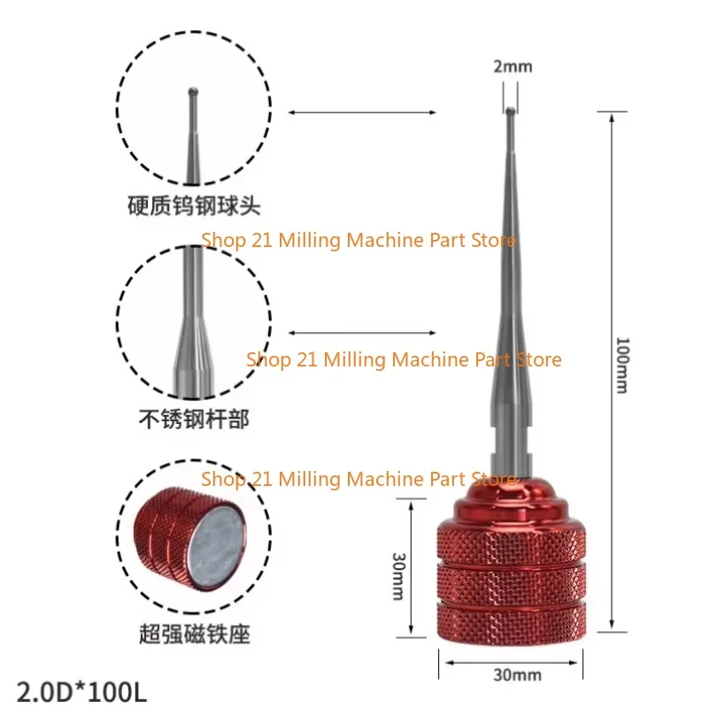 EDM Touch Probe Ortungskugel Magnetische Sonde Zentriergerät für EDM-Maschine