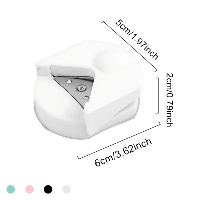 1PC 4mm Radius Corner Rounder Paper Crafts Cardstock DIY 4 Colors Available Home Office School Scrapbooking Stationery Tools ZYF