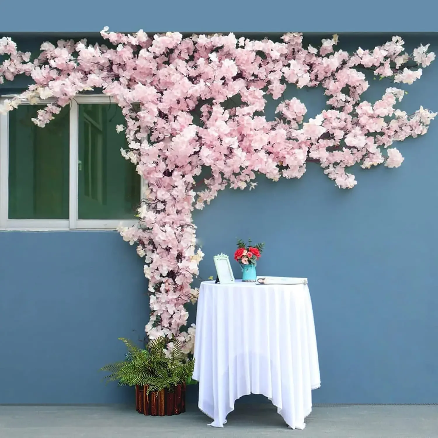 Artificial Cherry Blossom Tree Sakura Tree Decor Cherry Blossom Vines Indoor Wedding Party Decor