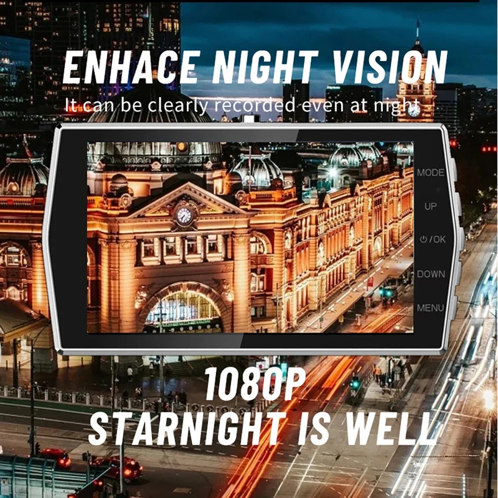 HD 1080P داش كام جهاز تسجيل فيديو رقمي للسيارات كاميرا مركبة محرك مسجل فيديو الصندوق الأسود السيارات داشكام اكسسوارات السيارات مسجل الرؤية الليلية