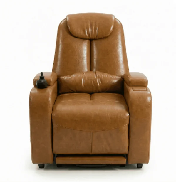 #Modern Leather Recliner Chair Bluetooth Speakers Mobile Reclining Sofa-Home Office Living Room Furniture