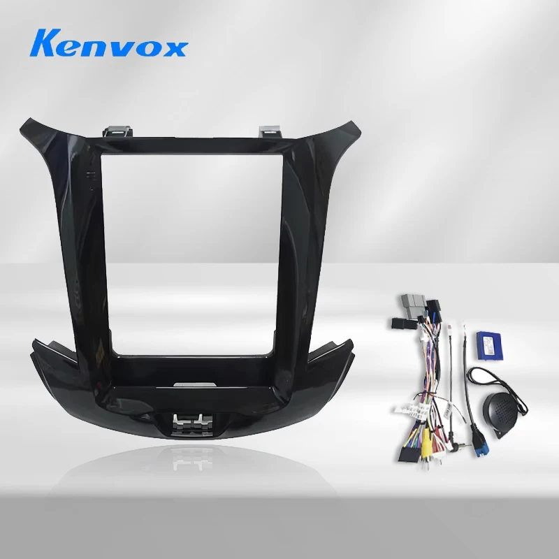 

Kenvox 9.7" Tesla Vertical Screen Car Radio Fascia Frame for Buick 2017 Cruze Stereo Dash Kit Install Panel wire harness Adapter