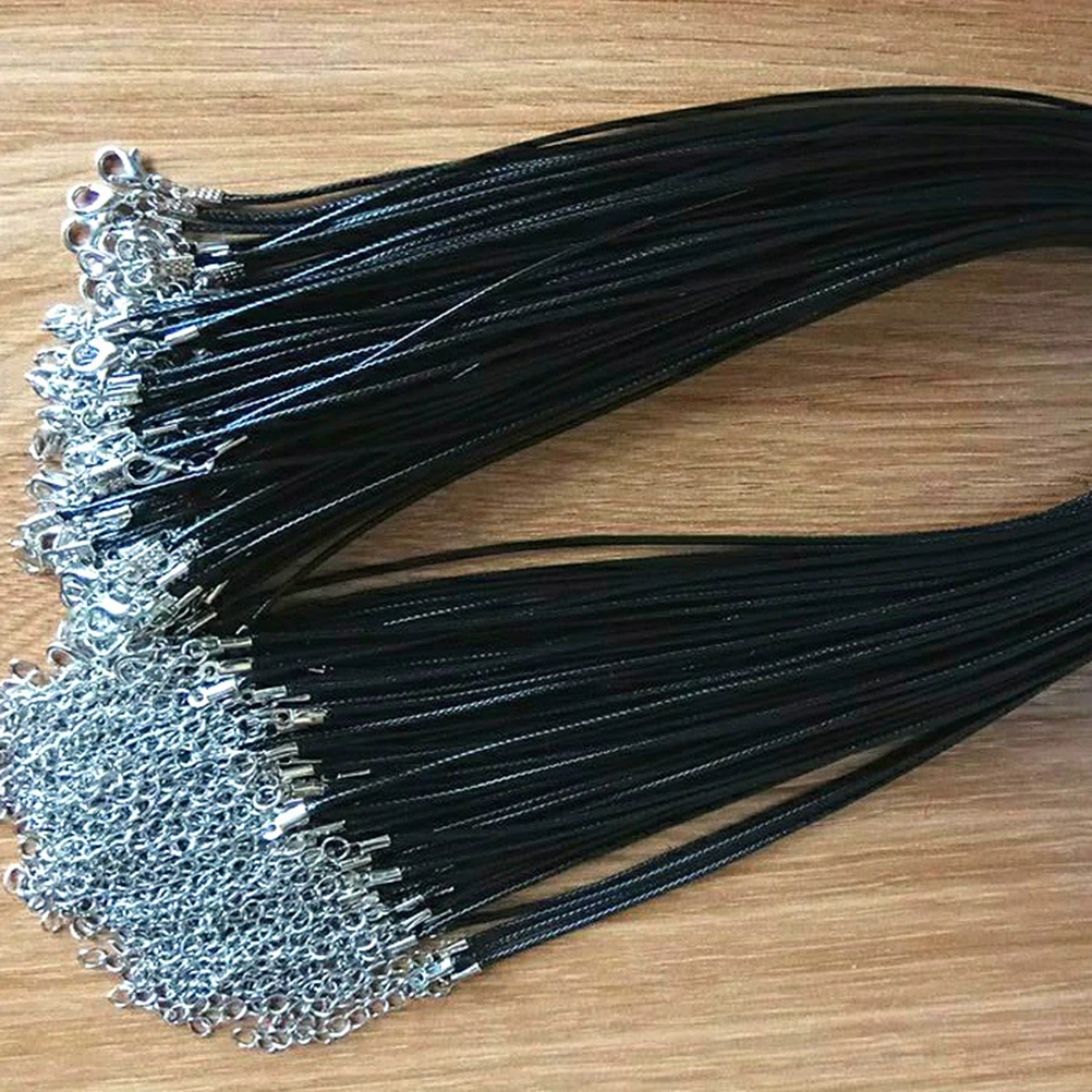 

10 Pcs Wax Rope Necklace Waxed Beading Thread Jewelry Making Supplies for Adults