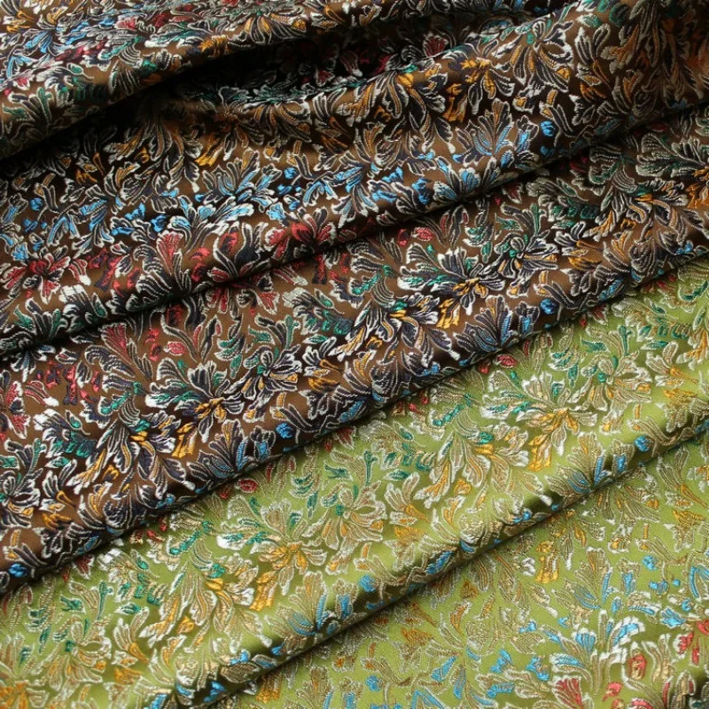 

Chinese Style Jacquard Brocade Cheongsam Clothing Mongolian Robe National Costume Stage Decoration Sewing Materials