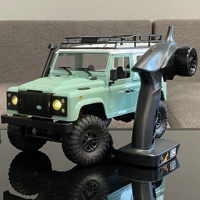 Large 1:12 RC Cars LAND ROVER DEFENDER 90 Offroad 4x4 2.4G 4WD RC Rock Remote Control Toys Valentine's Day Adult Gift For Friend