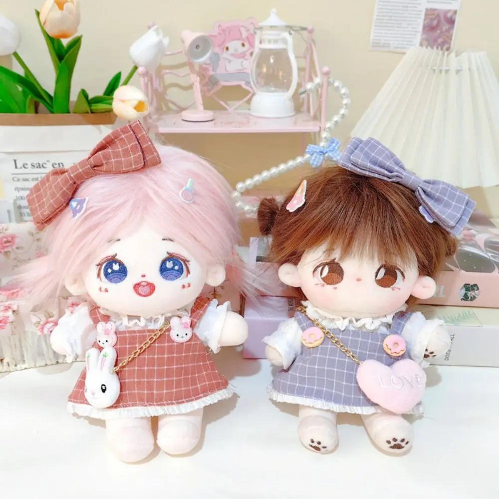 New Cute Bunny Cotton Doll Clothes Handmade DIY Doll Accessories Cos Gift Doll Princess Dress