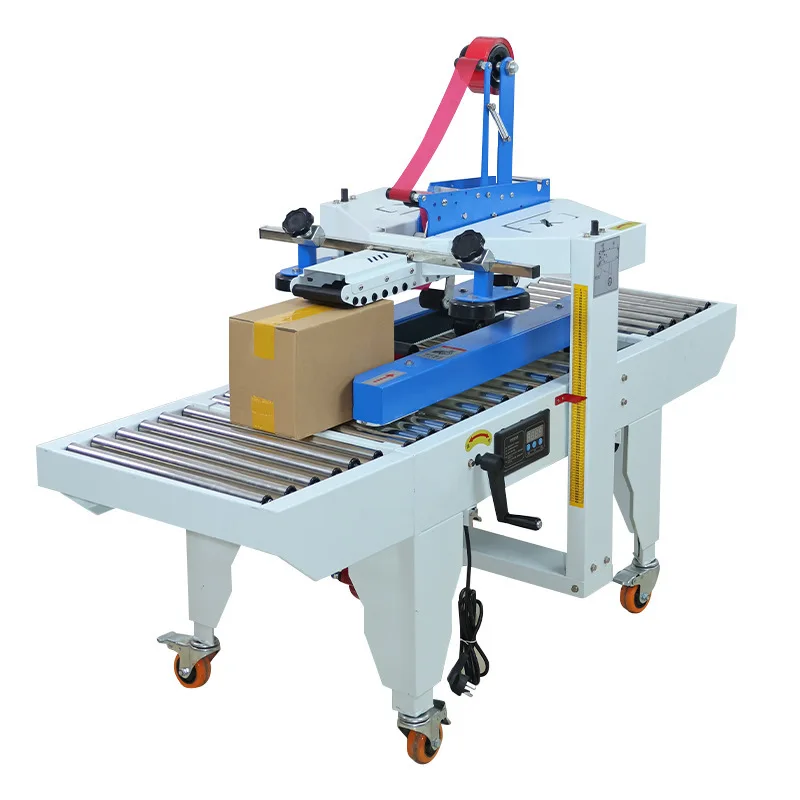 Automatic Sealing Machine for E-commerce Foam Carton Tape Packaging Equipment Roller Type One-Word Express