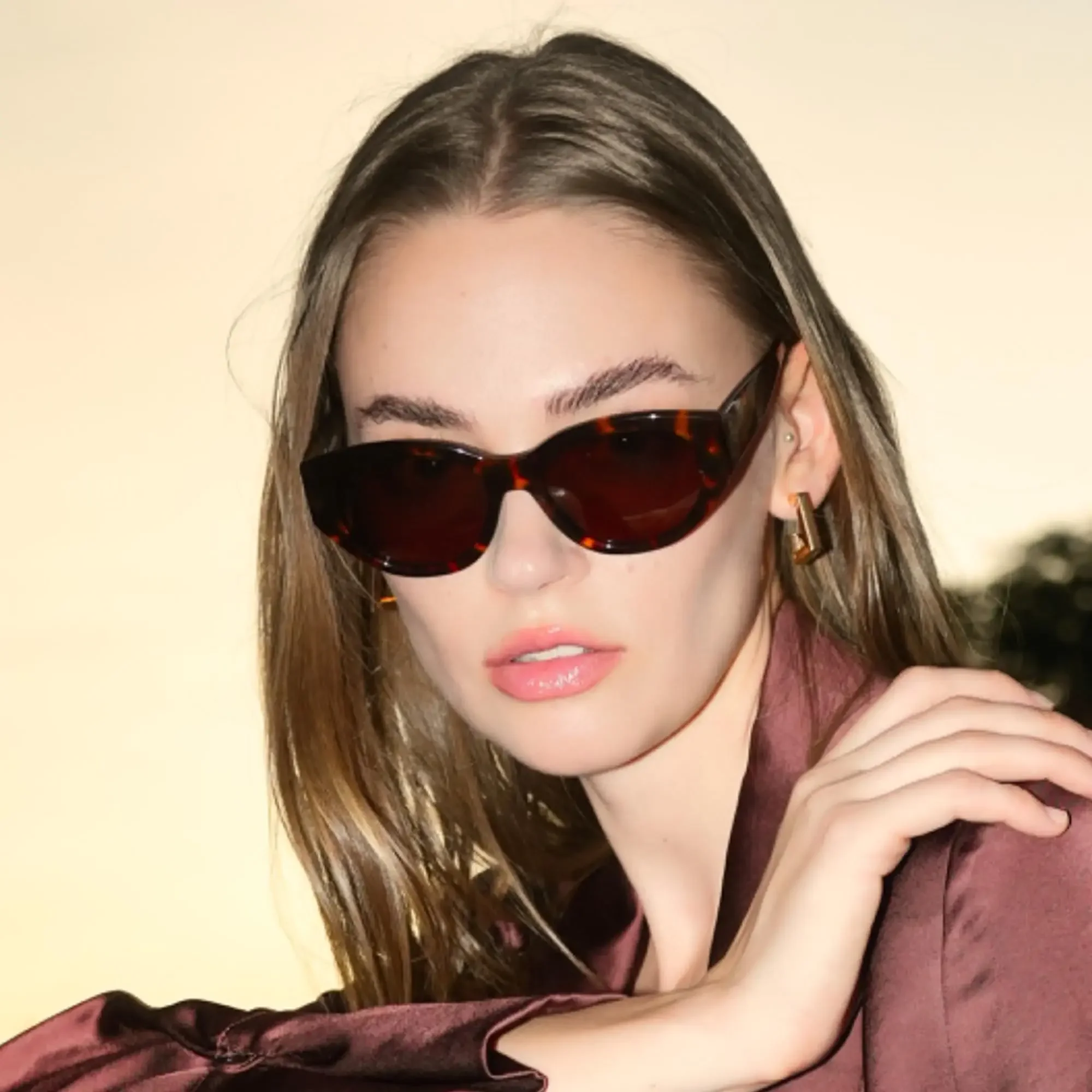 

BLUEMOKY модные солнцезащитные очки «кошачий глаз» женские поляризационные линзы UV400 защита ретро ацетатная оправа милый стиль