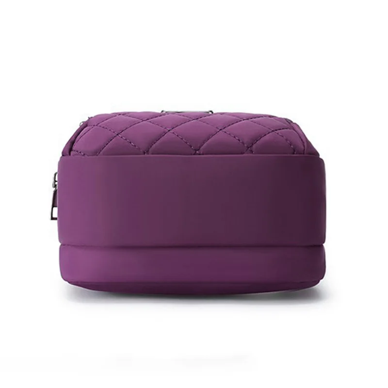 Lässige Gesteppte Nylon-Handtasche - Vielseitige Umhängetasche mit Mehreren Taschen, Abnehmbarer Schulterriemen für Damen – Detail 5