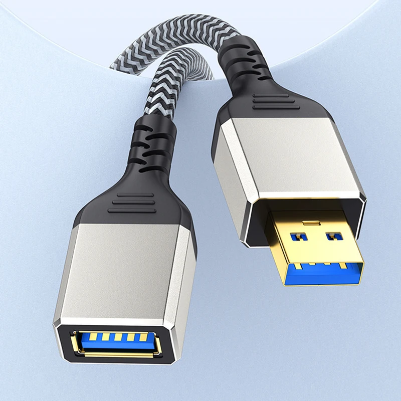 Braid USB 3.0 Extension Cable Male to Female AM/AF 5Gbps Data Cord USB Extender For Udisk mouse keyboard  0.5m 1m 1.5m 2m 3m 5m